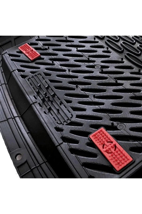 Kia Ceed Hb 2015 Uyumlu 4 Cm Derin Havuzlu 5 Parça Set 3D Paspas Takımı Siyah