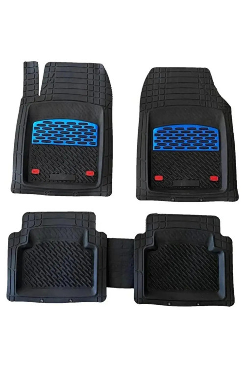 Hyundai Accent Yumurta Kasa 1998 Uyumlu 4 Cm Derin Havuzlu 5 Parça Set 3D Paspas Takımı Mavi
