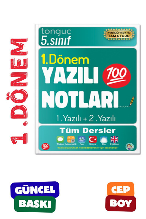 5. Sınıf Yazılı Notları 1. Dönem 1 Ve 2. Yazılı Notları