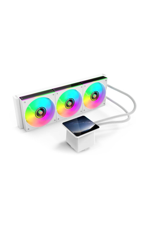 Vısıon 360Mm Argb Fanlı Lcd Ekranlı Sıvı Soğutma Sistemi Beyaz