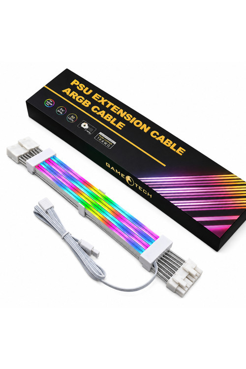 2X8 Argb Sleeved Gpu Ekran Kartı Uzatma Kablosu (2X8 Pin Argb)