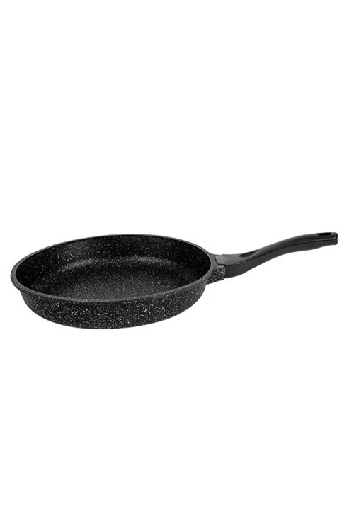 28 cm Yanmaz Yapışmaz Döküm Maksi Saplı Tava