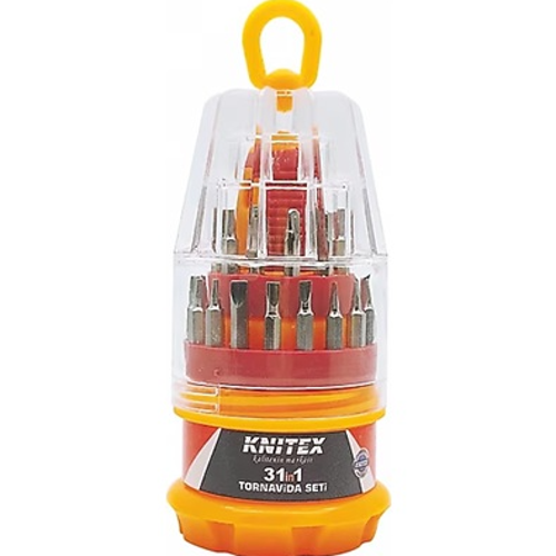 Knitex KTX-2686 31 Parça Bits Uçlu Mini Tornavida Seti