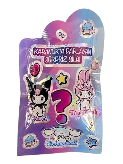 Kuromi Karanlıkta Parlayan Sürpriz Silgi Lisanslı Orjinal - 2 paket