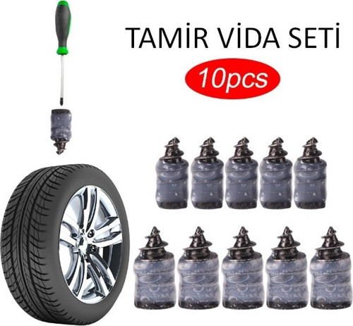 Lastik Tamir Kiti Kauçuk Vida Seti