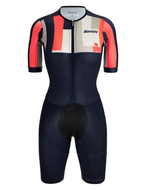 Sanitini Ironman AAHONOUI Viper Kadın Trisuit 2I780LIMGVIPERAAHO Lacivert-XL