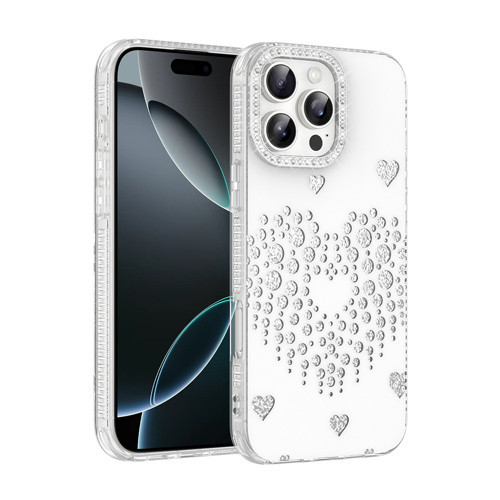 iPhone 16 Pro Max Kılıf Damla Taşlı Rivas Sert PC Kılıf