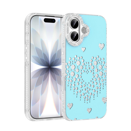 iPhone 16 Kılıf Damla Taşlı Rivas Sert PC Kılıf