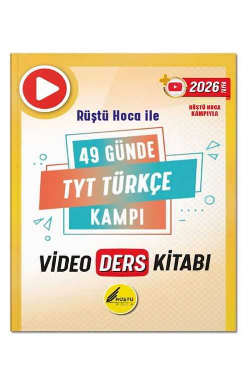 Rüştü Hoca İle 49 Günde Tyt Türkçe Video Ders Kitabı