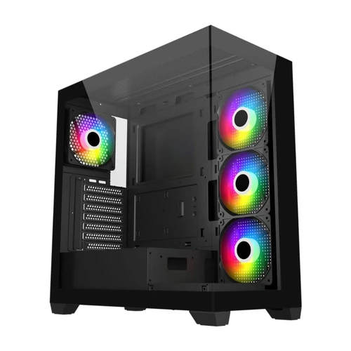 M340 1000W 80+ Gen5 4x120mm ARGB Fan Temperli Cam USB 3.0 ATX Mid-Tower Gaming (Oyuncu) Kasa