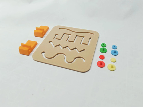 Montessori Manyetik Çizgi Takip Oyunu | İnce Motor Becerileri ve El-Göz Koordinasyonu Eğitici Oyuncak