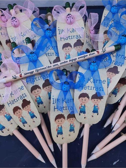 Kişiye Özel İlk Karne Hediyesi 30 adet Tohumlu Kalem