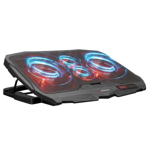Addison Rampage AD-RC4 COLDBREEZE Kırmızı Ledli Işıklı Fan 15"-17" Notebook Soğutucu Stand (KDO)