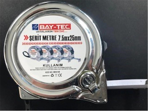 Mk4148 7.5Mt 25MM Krom Şerit Metre (KDO)