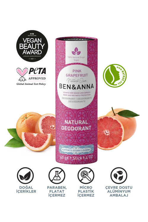 Doğal Deodorant 2’Li Avantajlı Paket – Persian Lime & Pink Grapefruit