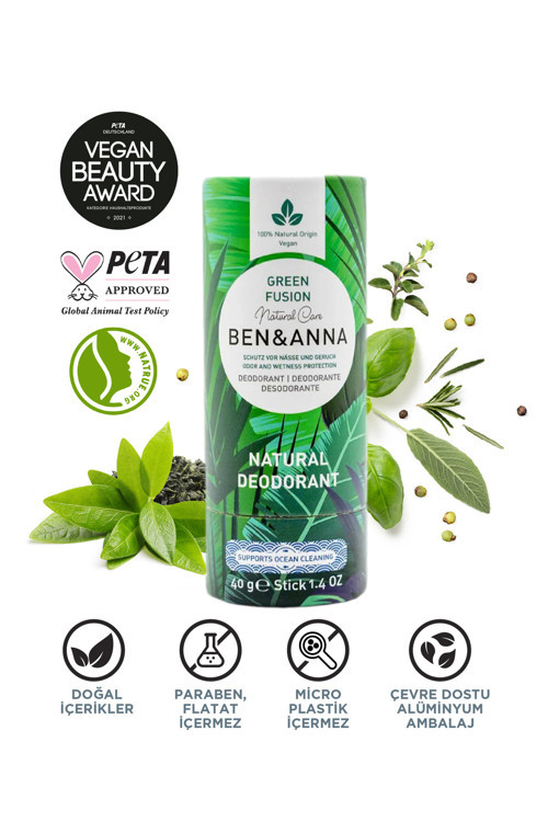 Doğal Deodorant 2’Li Avantajlı Paket – Pink Grapefruit & Green Fusion