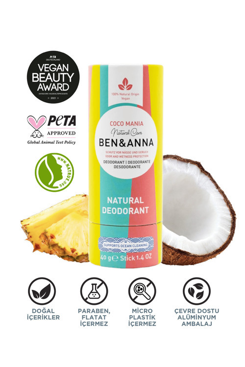 Doğal Deodorant 2’Li Avantajlı Paket – Coco Mania & Pink Grapefruit
