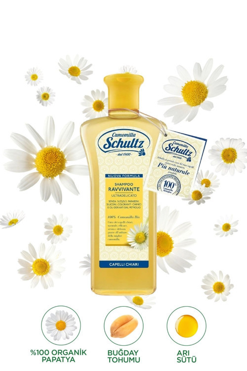 Schultz Açık Renkli Saçlar İçin Canlandırıcı Şampuan 250 Ml Paraben Ve Silikon İçermez