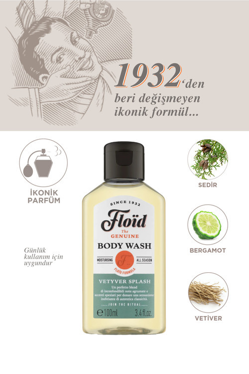 Vetyver Splash Duş Jeli 100 Ml
