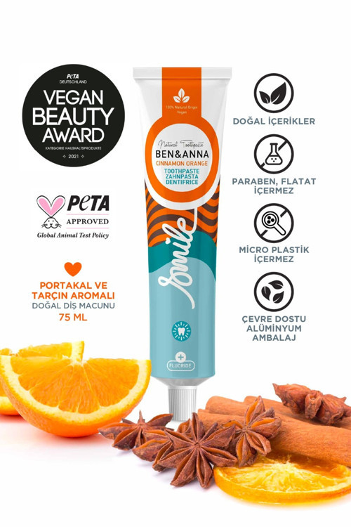 Tarçın Ve Portakal Aromalı Diş Macunu