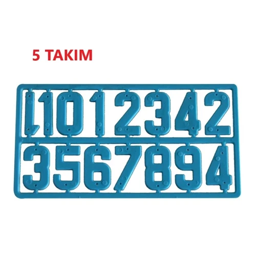 Kovan Numarası Plastik-5 Adet