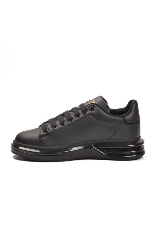 Siyah Comfort Taban Bağcıklı Erkek Spor Ayakkabı Sneaker BST-628 M