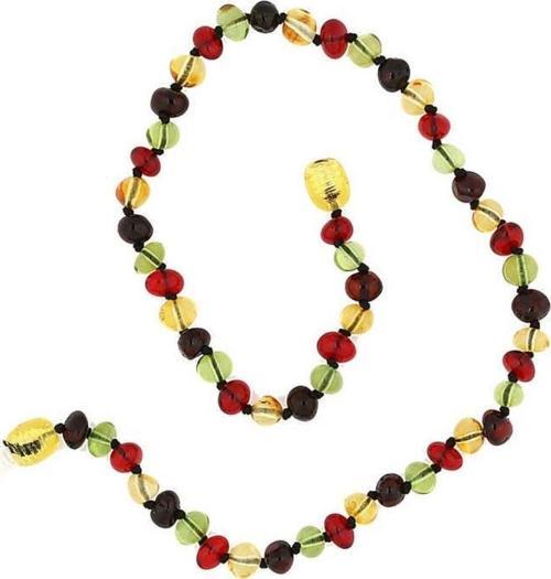 Bebek Damla Kehribar Diş Kolye