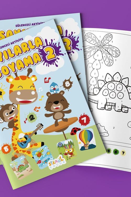 Kodlamalı Eğlenceli Aktivite - Sayılarla Boyama Kitabı 2
