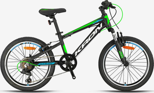 XC 75 24 JANT MTB - 13' - 21 VİTES - V.B - MAT SİYAH-BEYAZ/NEON TURUNCU/MAVİ