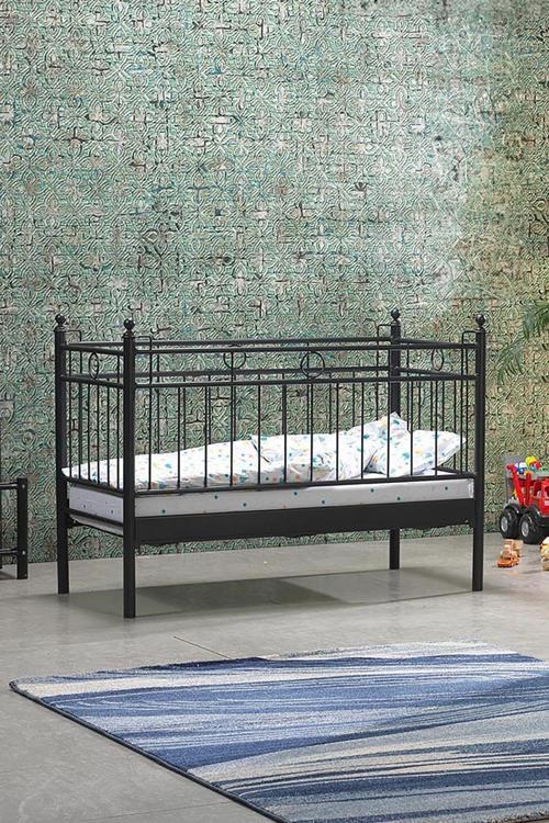 Alpas Bebek Beşiği Karyolası 70 x 140 Siyah
