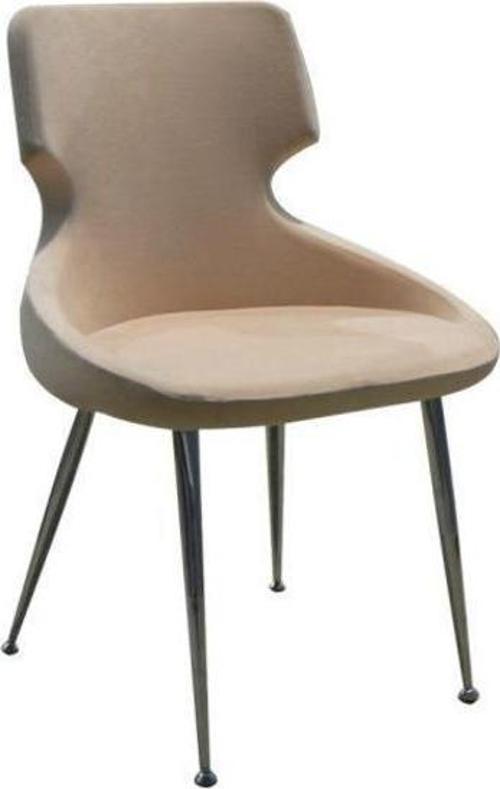 Sandalye 13723 Milenyum Model Metal çelik nikelaj Dökme sünger babyface kumaş