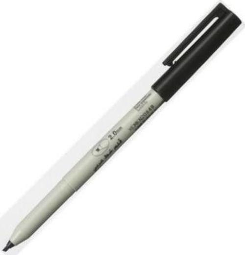 Calligraphy Pen Yan Kesik 2 mm Siyah
