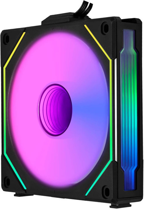 Uni Fan Sl-Infinity Reverse 120Mm Rgb Siyah Kasa Fanı