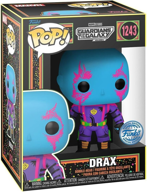 Pop! Galaksinin Koruyucuları Vol:3 Drax Özel Blacklight Vinil Figür