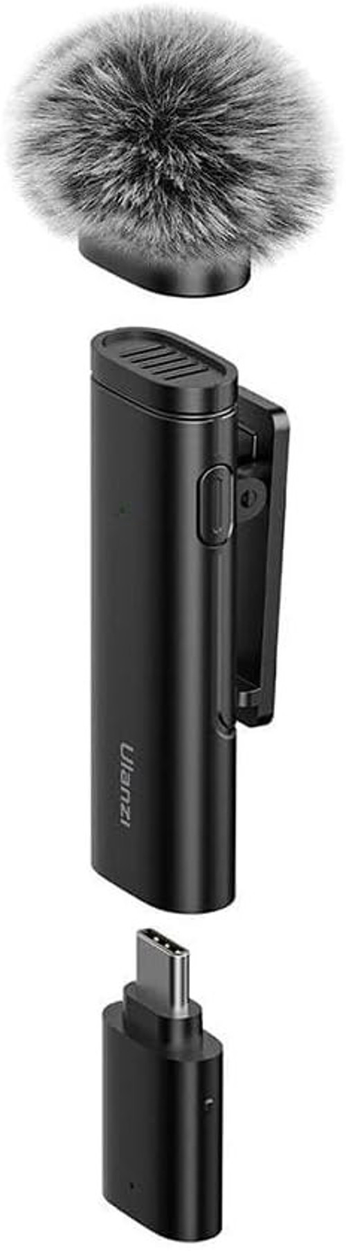 Wm-10 Akıllı Telefon Veya Tabletler Için Kablosuz Klipsli Mikrofon (Type-C) - 3328A