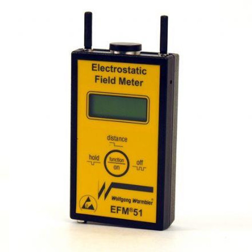Elektrostatik Alan Ölçer Voltaj Yüklenebilir Plaka Seti İle EFM 51 War