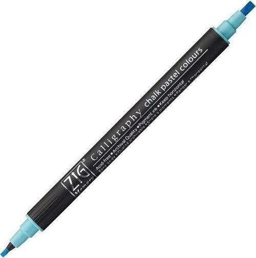 Calligraphy Chalk Pastel Çift Uçlu Kaligrafi Kalemi PASTEL MAVİ