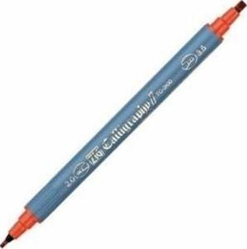 Kaligrafi Kalemi Çift Uçlu 2 mm + 3.5 mm Kırmızı