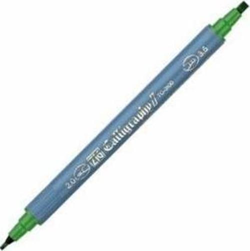Kaligrafi Kalemi Çift Uçlu 2 mm + 3.5 mm Yeşil
