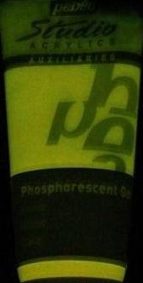 Phosphorescent Gel Karanlıkta Parlayan Boya 100 ml. SARI