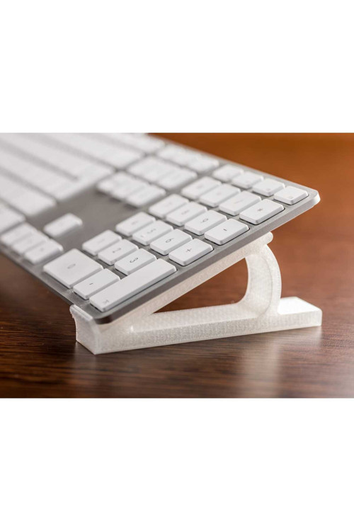 Ergonomik Masaüstü Klavye Standı & Yükseltici Aparat - Dayanıklı Şeffaf Tasarım (115X45X20Mm)