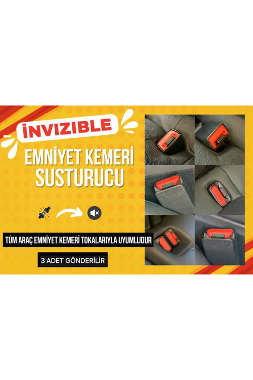 Araç Koltuk Tokası Uyumlu Kapak Aksesuarı – Şık Tasarım, Kolay Kullanım – 4’Lü Set