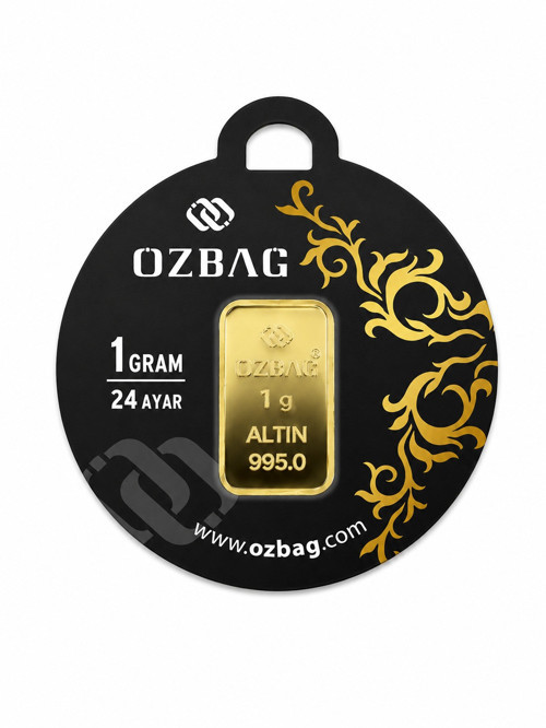 1 Gram 24 Ayar 995 Külçe Altın – Sertifikalı