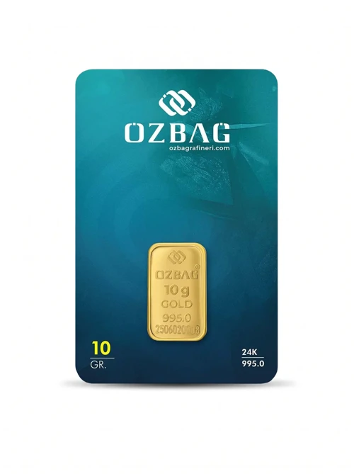 10 Gram 24 Ayar 995 Külçe Altın – Sertifikalı