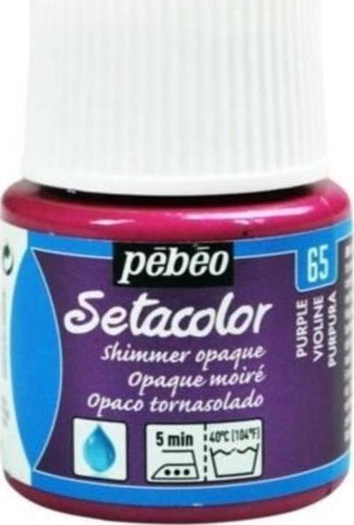 Setacolor Shimmer (Pırıltılı) Opak Kumaş Boyası 65 PURPLE