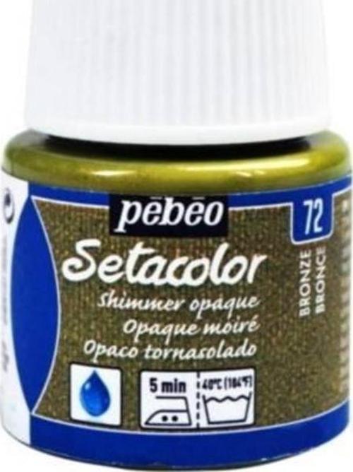 Setacolor Shimmer (Pırıltılı) Opak Kumaş Boyası 72 BRONZE