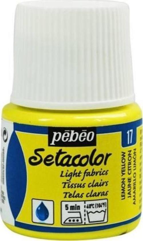 Setacolor Light Fabric (Transparan) Kumaş Boyası 17 LEMON YELLOW