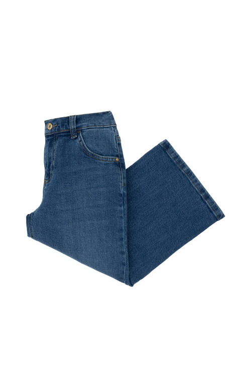 Kız Çocuk Mavi Flare Fit Jean Pantolon 50304261-DN0022