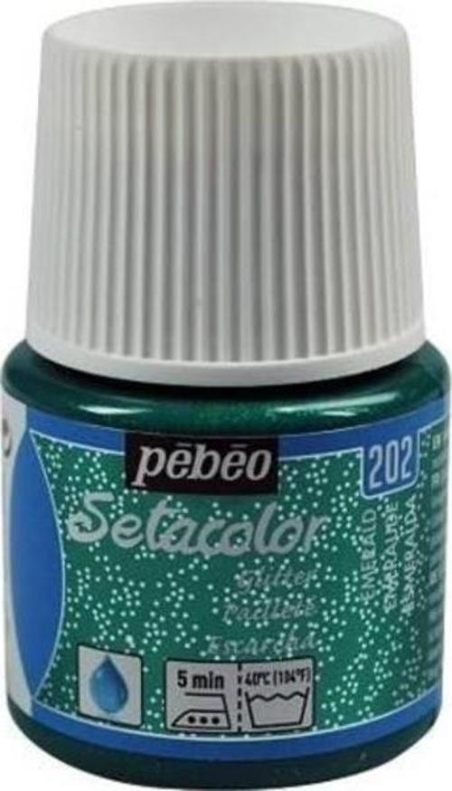 Setacolor Glitter (Simli)  Kumaş Boyası 202 EMERALD