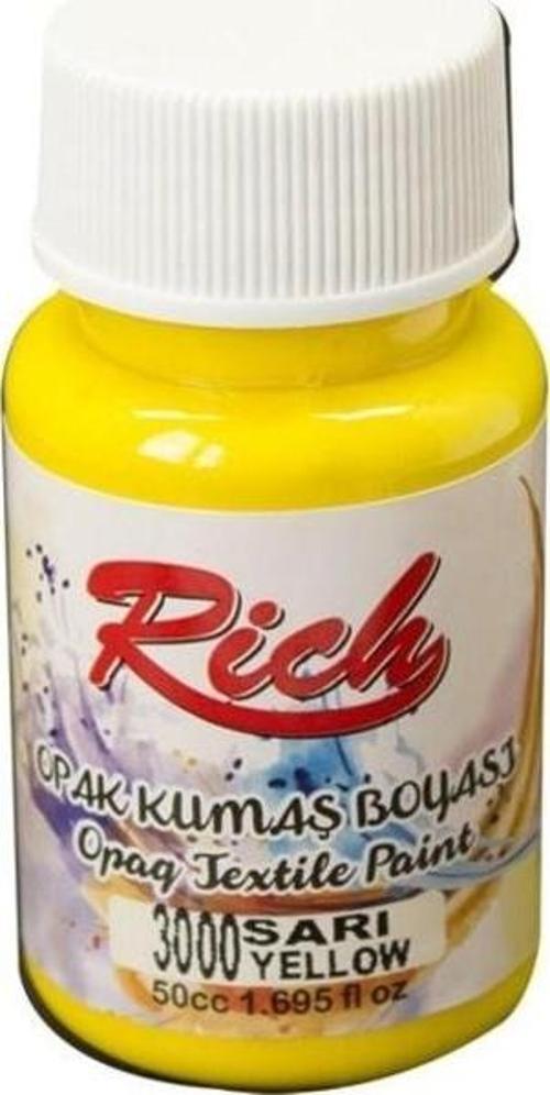Opak Kumaş Boyası 50 cc. 3000 SARI